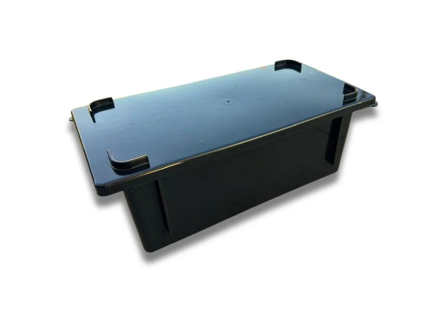 Caixa Monobloco 4,2L REF 350, cor Preto