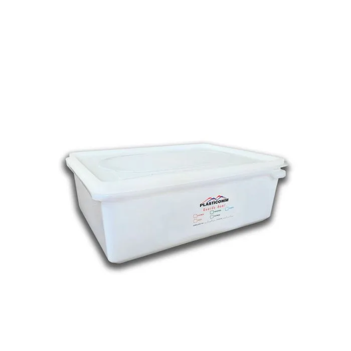 Caixa Profissional 3,5L Branca REF 301, 28 × 17 × 9 cm | 3,5 Litros | Branca | Tampa inclusa | Fabricada em…