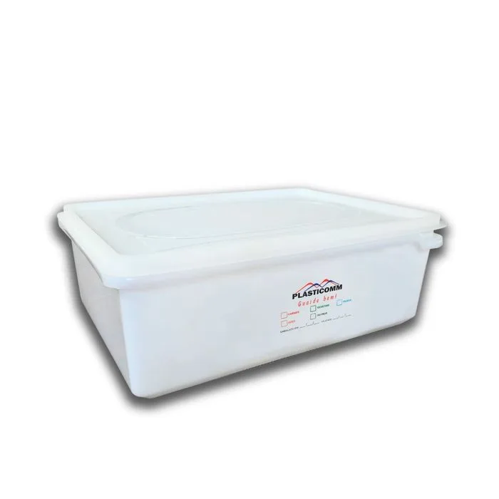 Caixa Profissional 6,5L Branca REF 302, 33 × 23 × 11 cm | 6,5 Litros | Branca | Tampa inclusa | Fabricada em…