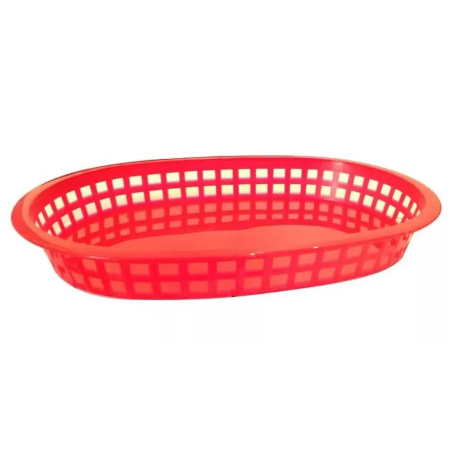 Cesta para Lanches REF 270, cor Vermelho