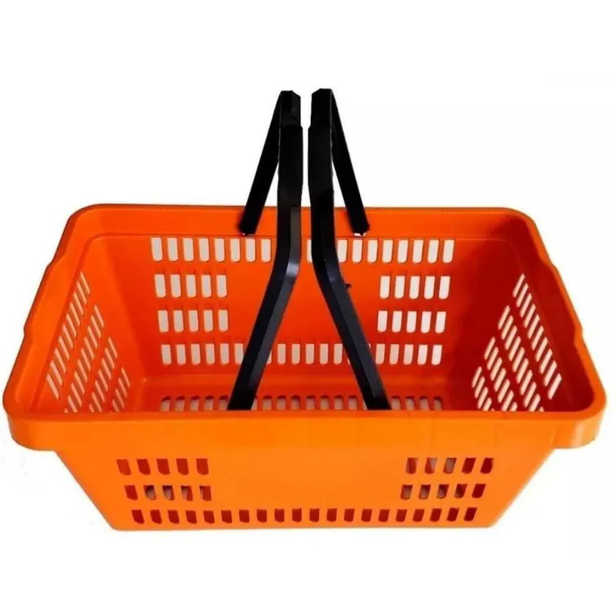 Cesta de Compras 13L REF 600, cor Laranja