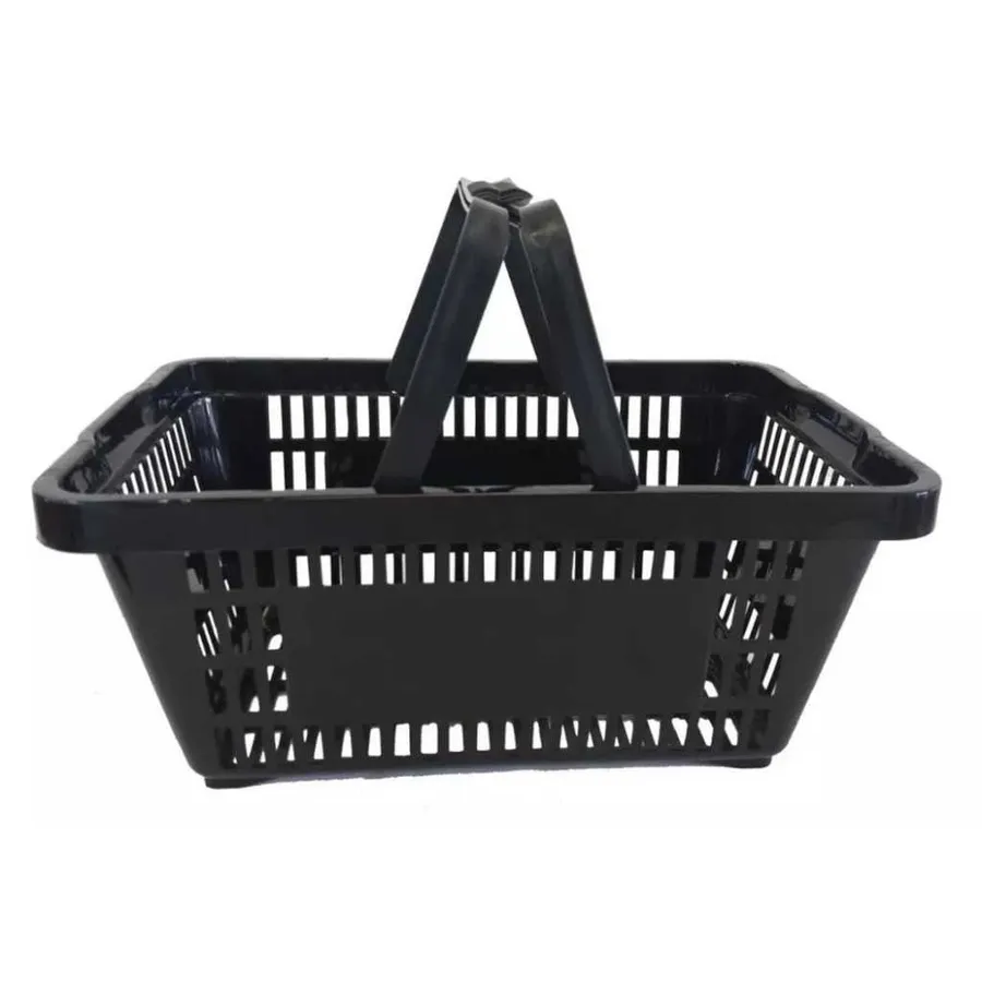 Cesta de Compras 13L REF 600, cor Preto