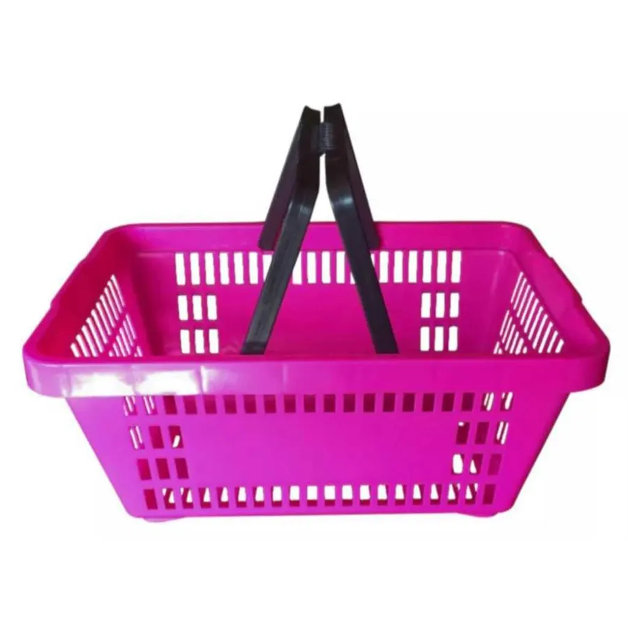 Cesta de Compras 13L REF 600, cor Rosa