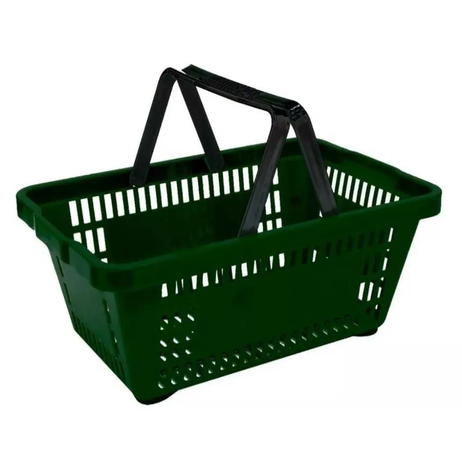 Cesta de Compras 13L REF 600, cor Verde