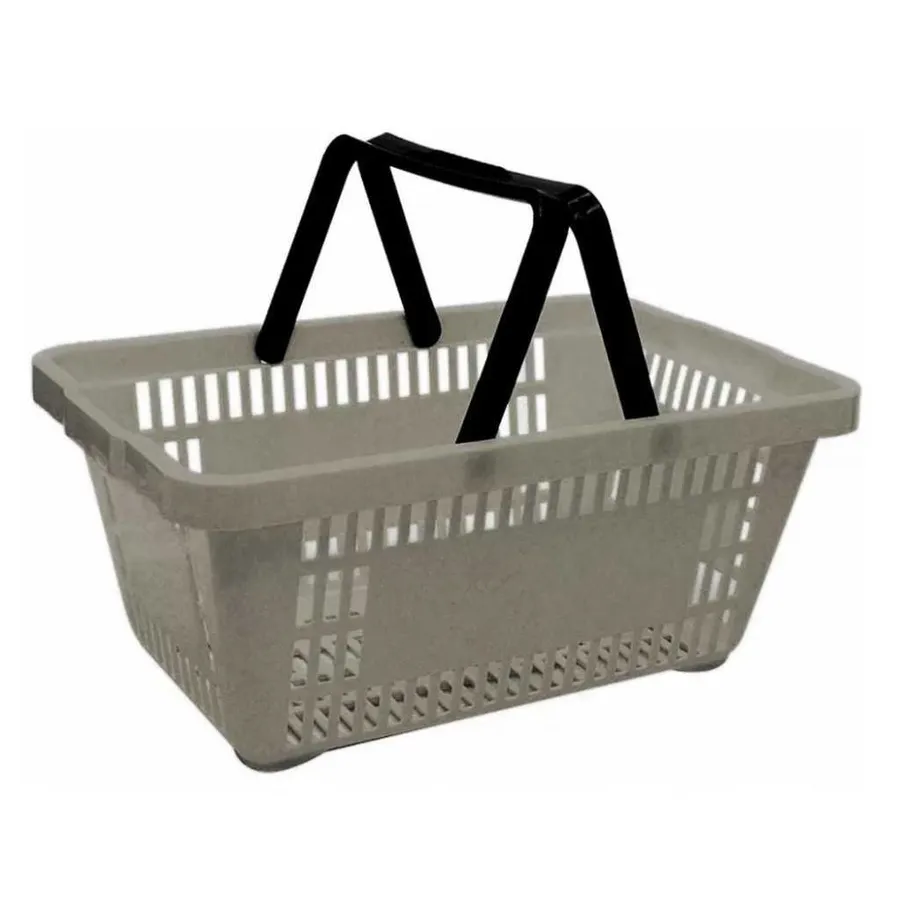 Cesta de Compras 13L REF 600, cor Cinza