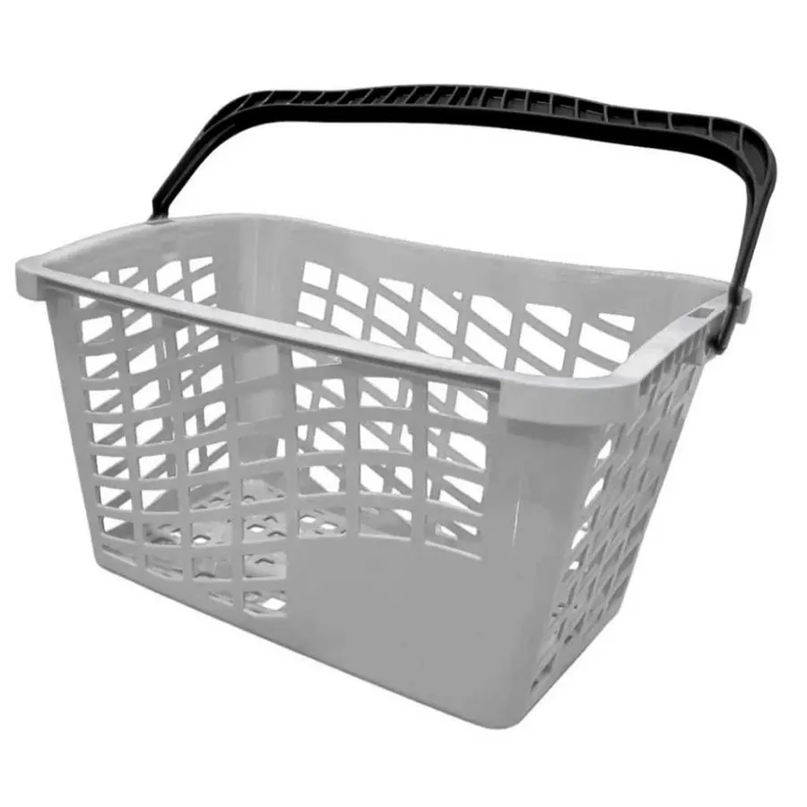 Cesta de Compras 25L REF 900, cor Cinza
