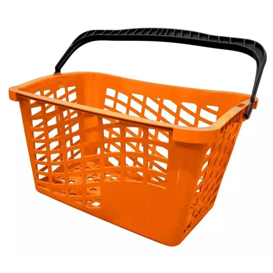 Cesta de Compras 25L REF 900, cor Laranja