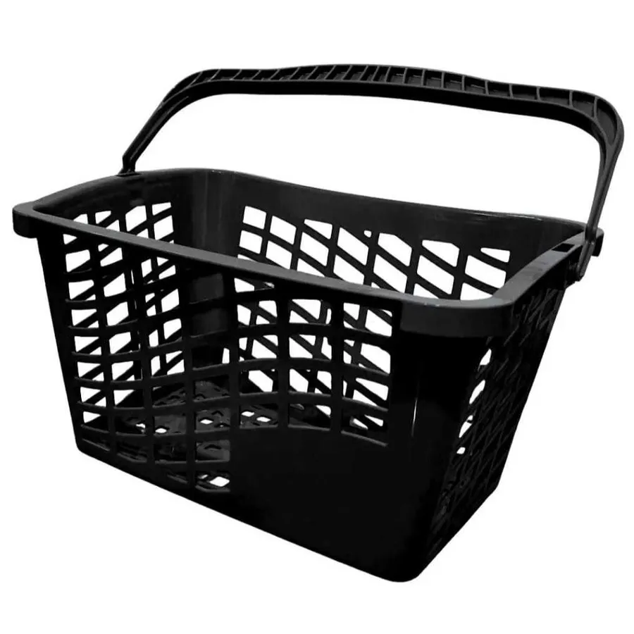 Cesta de Compras 25L REF 900, cor Preto