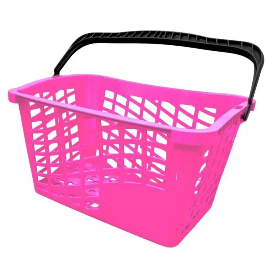 Cesta de Compras 25L REF 900, cor Rosa