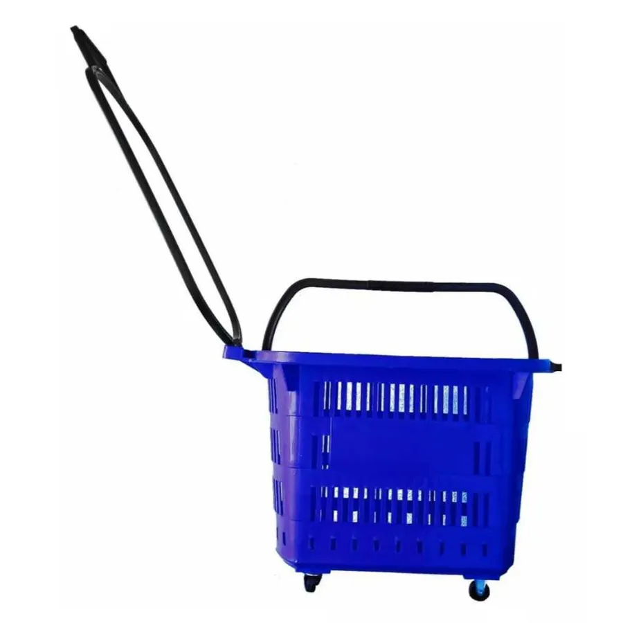 Cesta com Rodas REF 1200, cor Azul