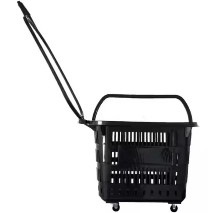Cesta com Rodas REF 1200, 55 × 35 × 38 cm | 30 Litros | Azul