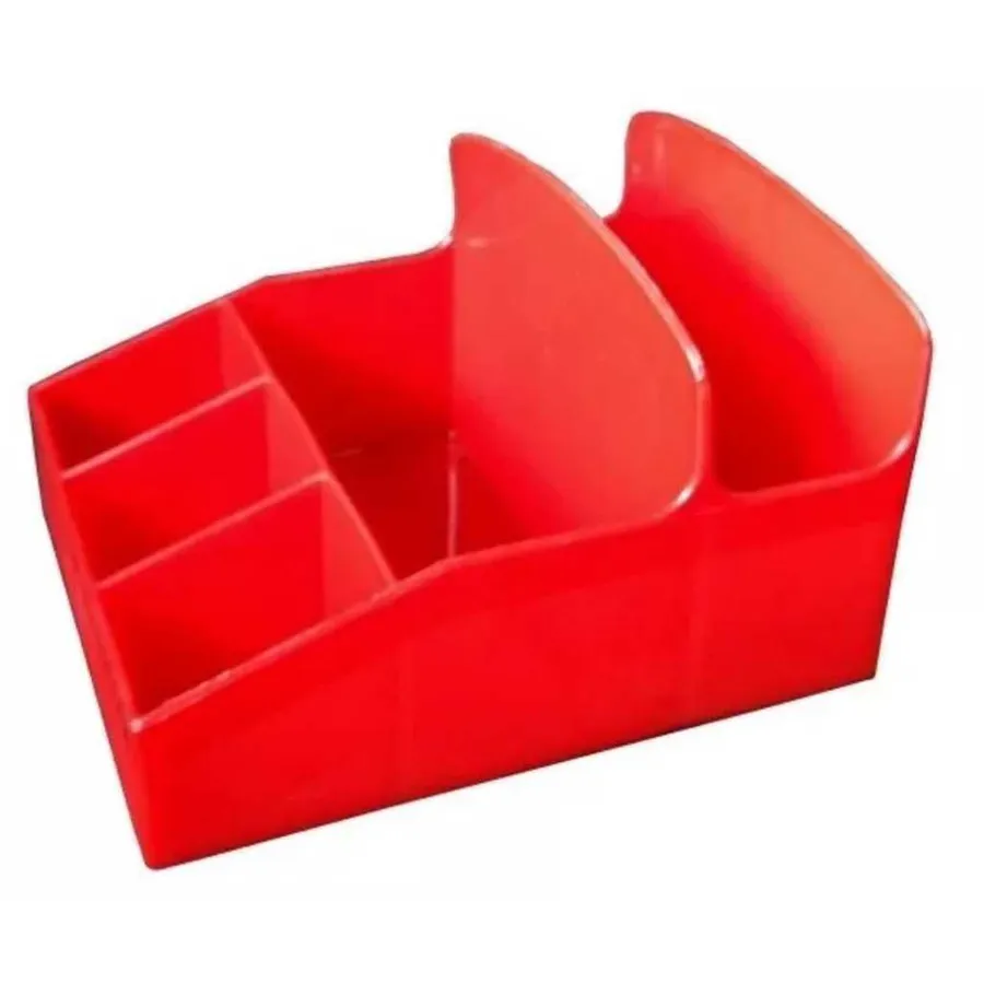 Porta Guard. + Galheteiro + Sachê REF 123, cor Vermelho