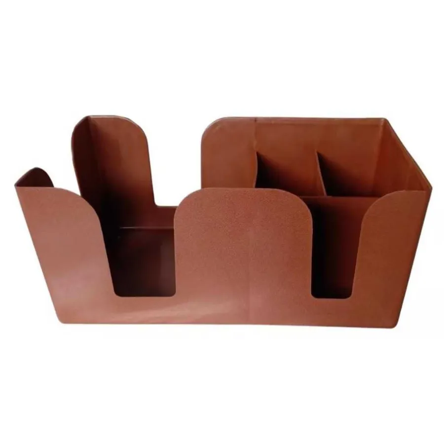 Organizador de Bar e Mesa Caddy REF 135, cor Marrom