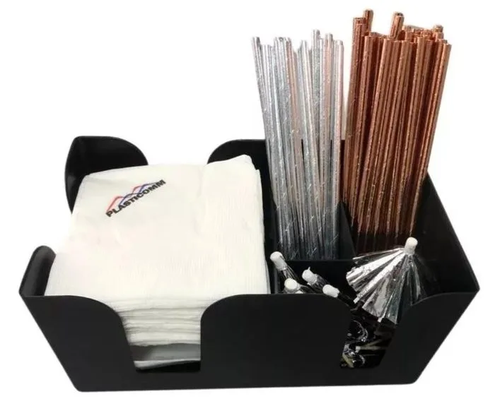 Organizador de Bar e Mesa Caddy REF 135, 24 × 22,5 × 10 cm | Roxo | Cores variadas