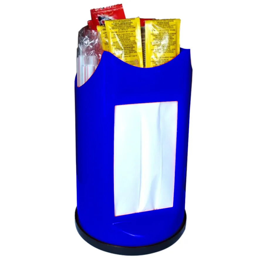 Porta Guardanapos 3 em 1 REF 150, cor Azul