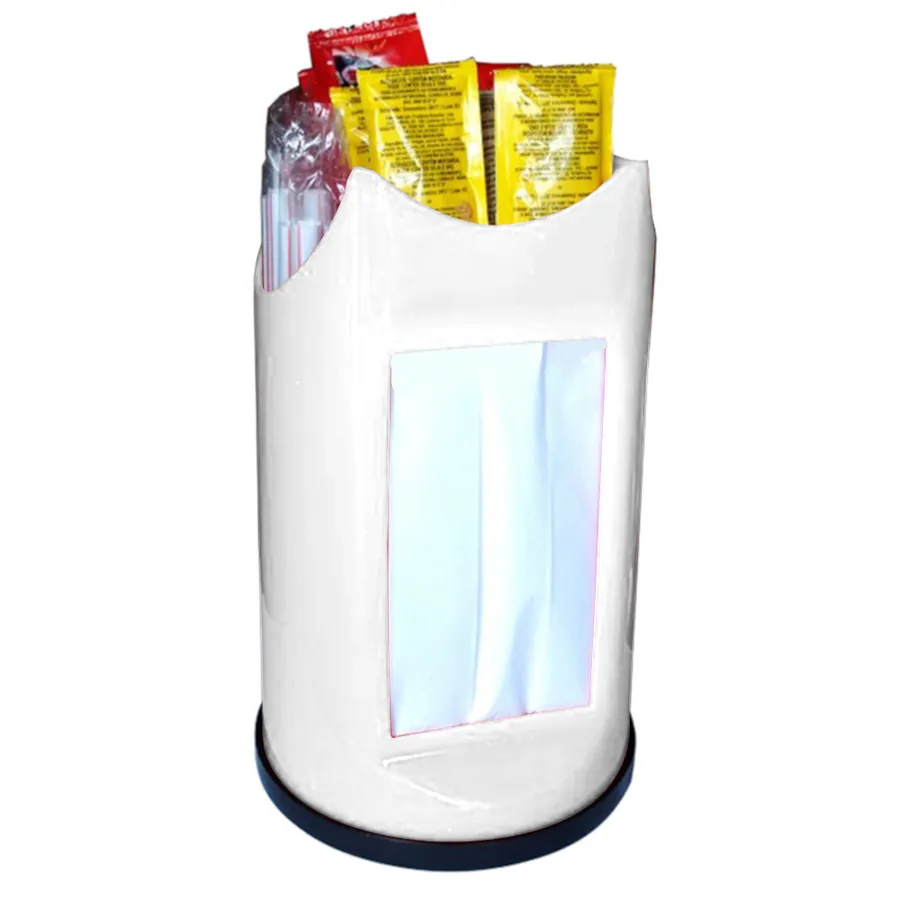 Porta Guardanapos 3 em 1 REF 150, cor Branco
