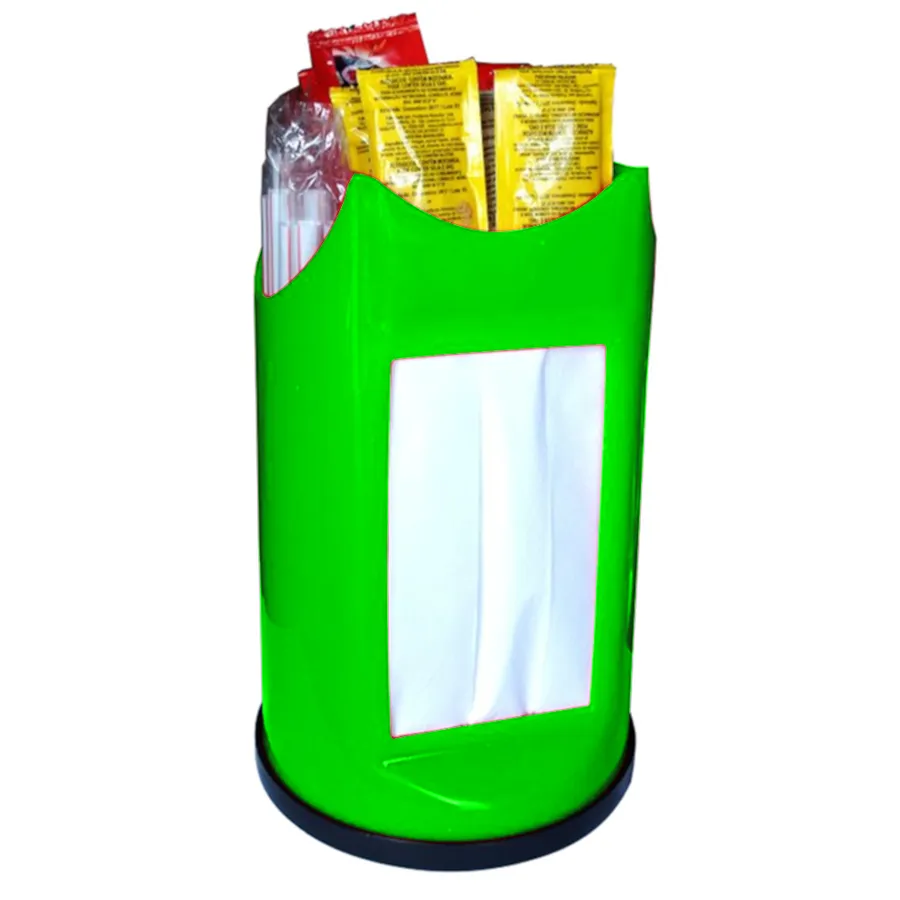 Porta Guardanapos 3 em 1 REF 150, cor Verde