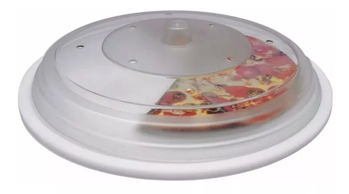 Tampa de Pizza Cristal REF 101, Ø 40 cm | Material: Cristal (PP)