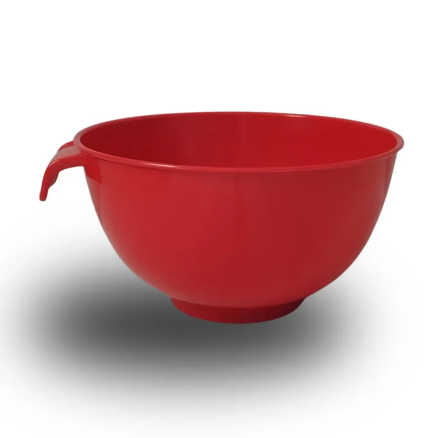 Tigela Profissional 2,5L REF 190, cor Vermelho